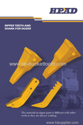 Construction Machinery Replacement Spare Parts Casting Ripper Tooth