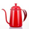 Fine mouth stainless steel coffee pot