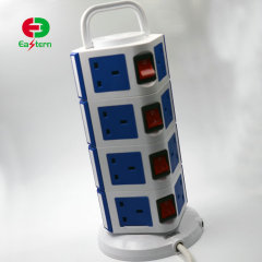 Multi-Outlet Power Strip Vertical Tower Socket