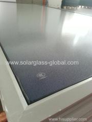 Solar water heater solar panel cover coated glass