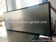 Solar glass for solar water heater collector