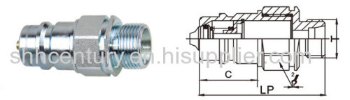 ISO5675 Pull And Push Type 1/2 Quick Disconnect Couplings Pioneer 4250 Aeroquip interchangeable