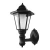 Outdoor Solar Wall Lamp LED Garden Wall Lantern Black [Energy Efficiency Class A +