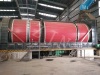 Rotary sludge dryer with low temperature technology