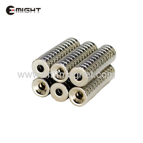 Sintered NdFeB Strong Magnet Countersink Ring Magnets Rare Earth Permanent Magnet neodymium motor Ndfeb Magnet