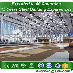 metal lattice structure formed steel built buildings GB material fabricated