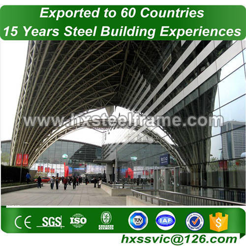 offshore steel structures formed 30x60 metal building by S355JR export to Rome