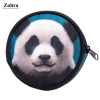 Zohra Creative Printing Round Multi Function Panda Coin Wallet