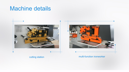 Q35Y-25 round Steel rod cutting and notching machine