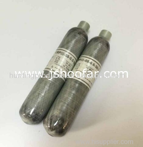 3L little weight carbon fiber gas cylinder for diving or hunting equipment