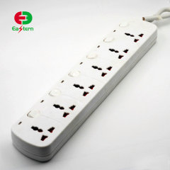 Universal 6 ways charging power extension socket