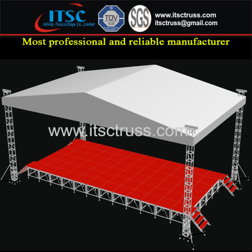 15x8x7m Lighting Trussing Staging Pyramid Roofing System