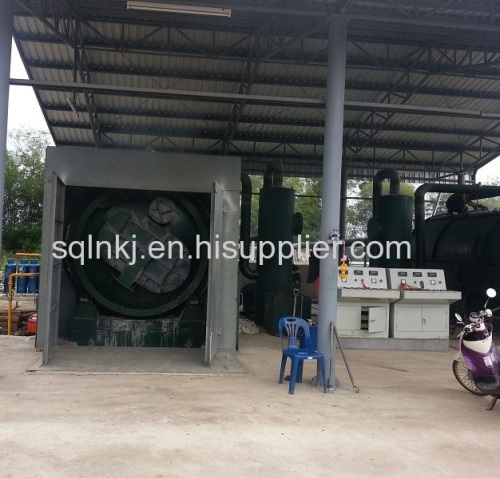 used tyre recycling machine to fuel oil