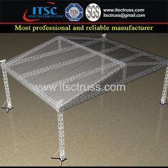 18x12x8M Strengthened Lighting Trussing Pyramid Roofing System