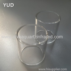 Heat resistant silicate quartz glass tube
