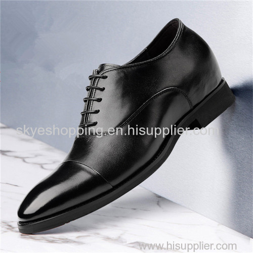 Men height increasing shoes elevator dress shoes