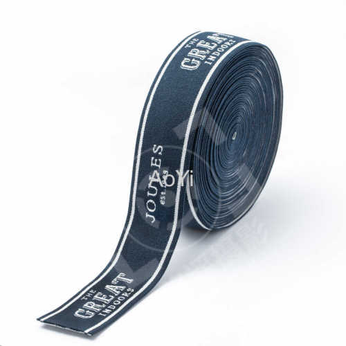 5cm Customized woven Polyester Spandex elastic tape