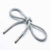 Cotton soft woven drawcord with bullet metal tips