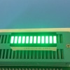 High brightness Pure Green 12 segment led bar array for instrument panel
