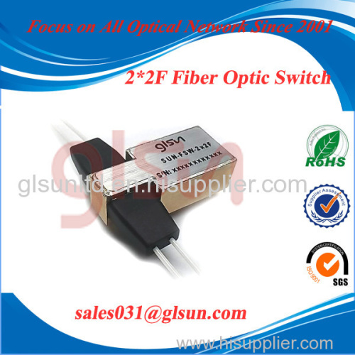 GLSUN 2×2F Fiber Optical Switch 2x2 fiber optic switch