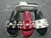 The new designs women slippers flat shoes for outdoor
