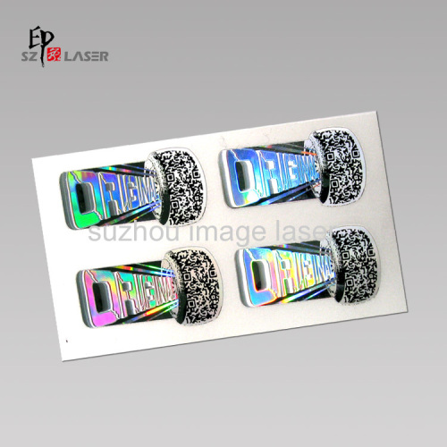 Make Secure 3d Laser Hologram Original Sticker for Automotive Supplies