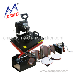 8 in 1 combo heat transfer machine