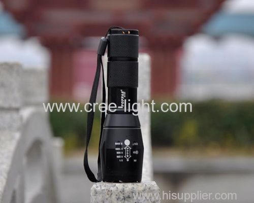 G700 Xm-L T6 LED Tactical Zoomable Flashlight