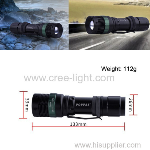 Classic XPE LED Zoom Flashlight