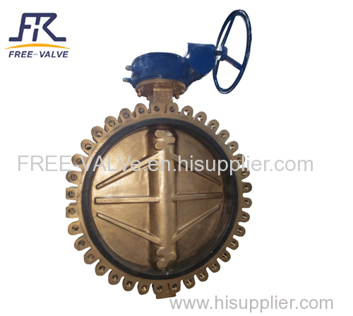 Centric Rubber Lined Butterfly Valve/Aluminium Bronze Lug Type Butterfly Valve/Aluminium Bronze Butterfly Valve