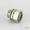 LIQUID TIGHT NICKEL PLATED BRESS STRAIGHT CONNECTOR