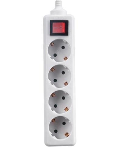 PP Shell Electrical Germany Surge Protector Power Strip