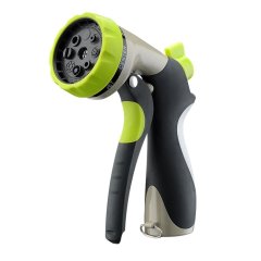 Heavy Duty Metal 8-Pattern Garden Water Spray Gun