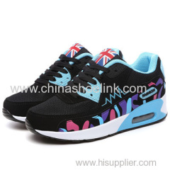 Classic sport running shoes pu sole with airbag