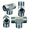 Hydraulic fittings metric male adjustable stub end ISO 6149 run tee ACCH-OG ADDH-OG ACCH-OG/RN ADDH-OG/RN