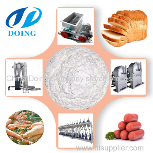 Complete top quality tapioca starch processing plant