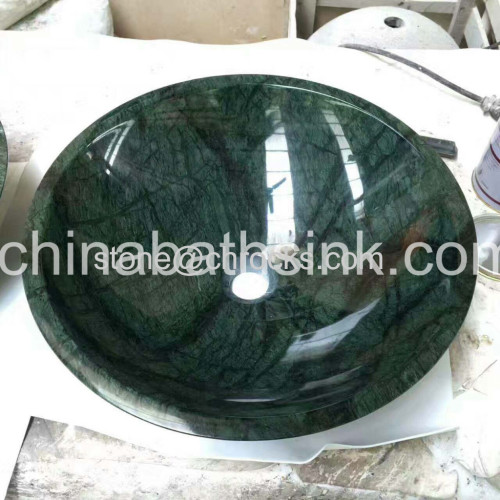 Indian Green Marble Vessel Sink