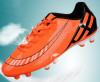 Orange soccer shoes manufactor