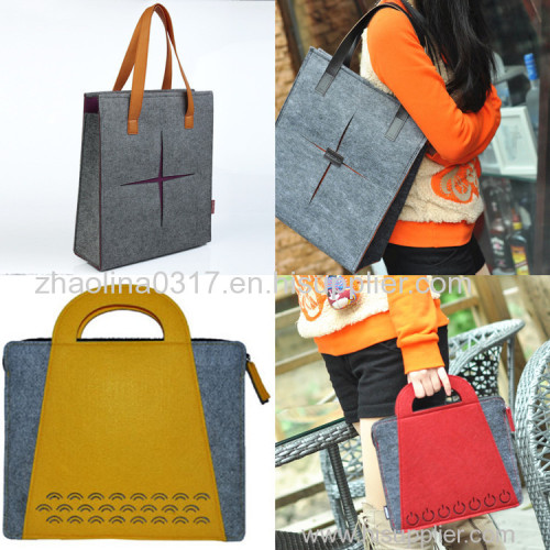 supermarket shopping handbag handmade pure wool bags