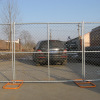 Wire temporary construction chain link fence
