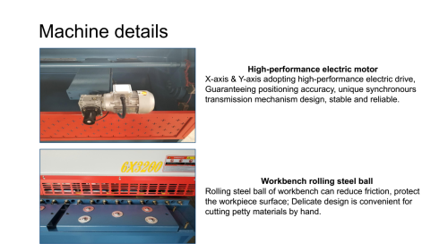 mechanical guillotine shearing machine 6MM with reliable performance Has blade gap adjustement instruction