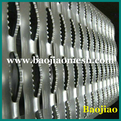 Safety Grating Crocodile Mouth Perforated Walkway Mesh