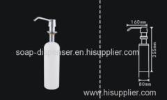 PE plastic liquid soap and lotion sink dispenser