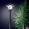 Solar Powered LED Yard Light with 5 Foot Pole for Outdoor Lighting