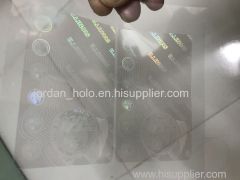 USA CT ID overlay Hologram Stickers