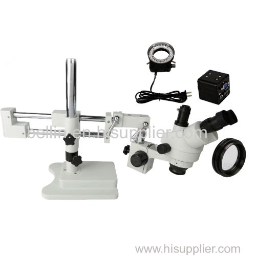 VGA Camera 7-45X Trinocular Stereo Microscope Phone Logic Board Repair