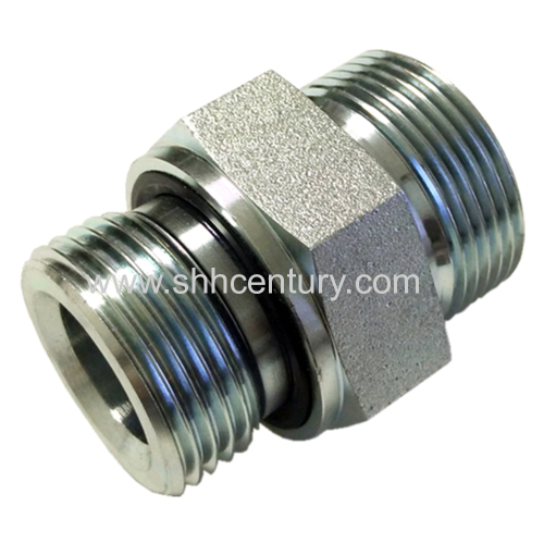 carbon Steel male METRIC 24 Cone to male BSP 60 cone seal hydraulic adapter ED Sealing