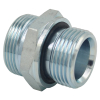 GE-R-ED DIN Male Stud Connector Metric To BSPP Hydraulic Adapter Hydraulic Pipe Fitting