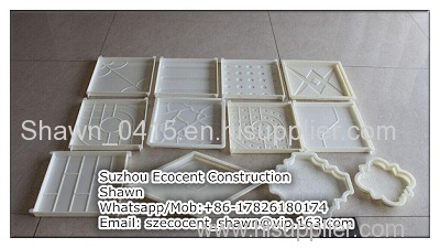 plastic mold for concrete paver tile various design