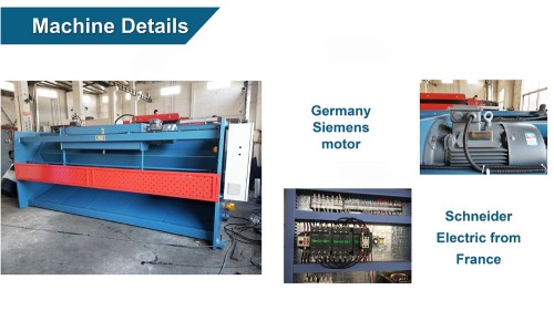 South Africa market cnc guillotine hydraulic shear machine with CE